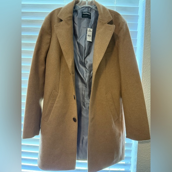 Express Men's Overcoat / Peacoat - Picture 1 of 10